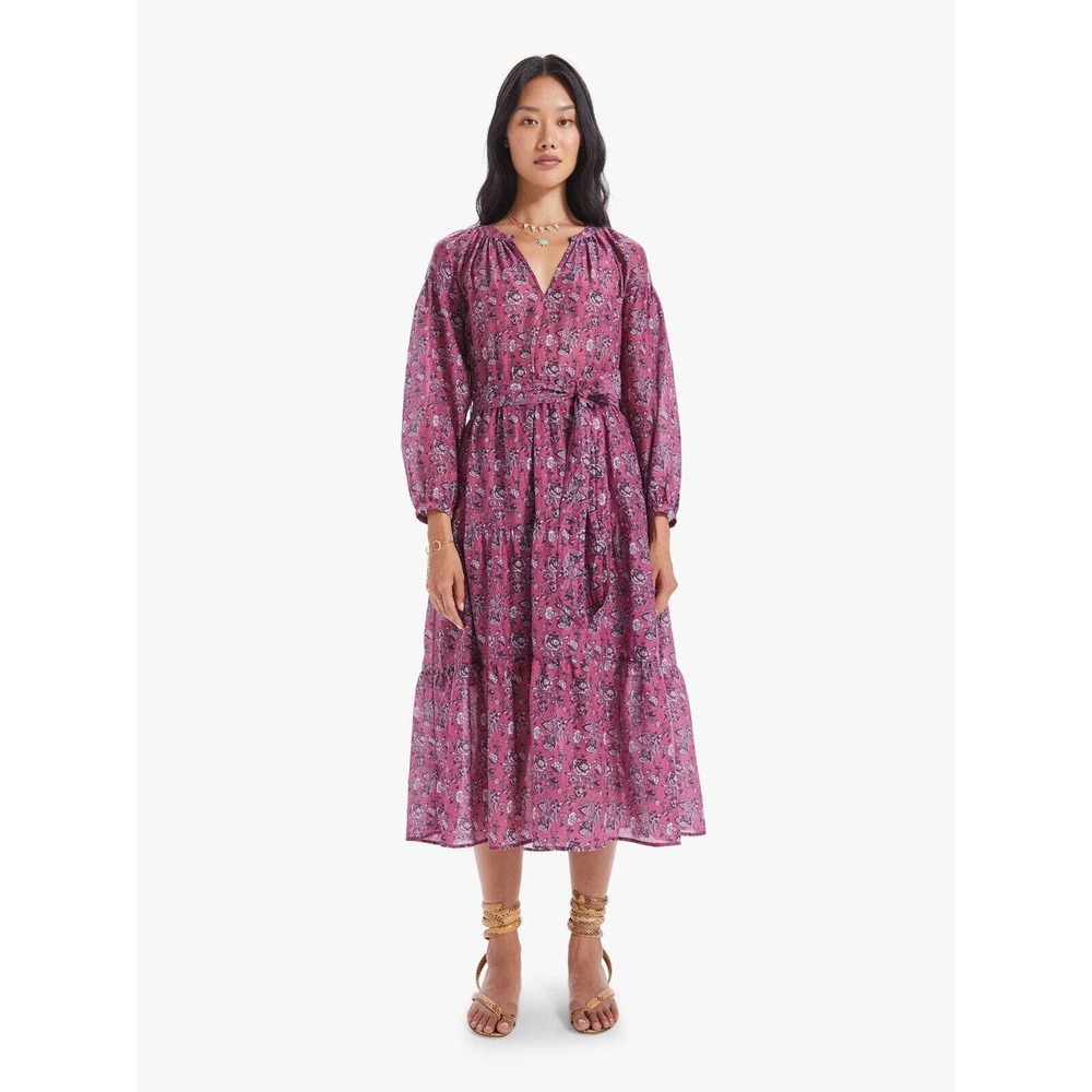 XiRENA Pink Floral Midi Dress
